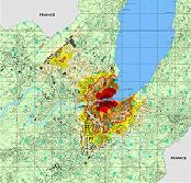 Mapping of NO2 emissions